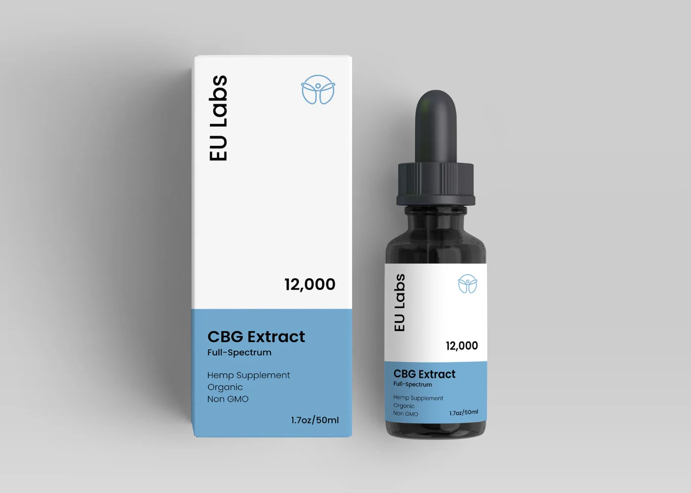 12000mg CBG oil (cannabigerol) bottle and box — CBD Oil Newcastle