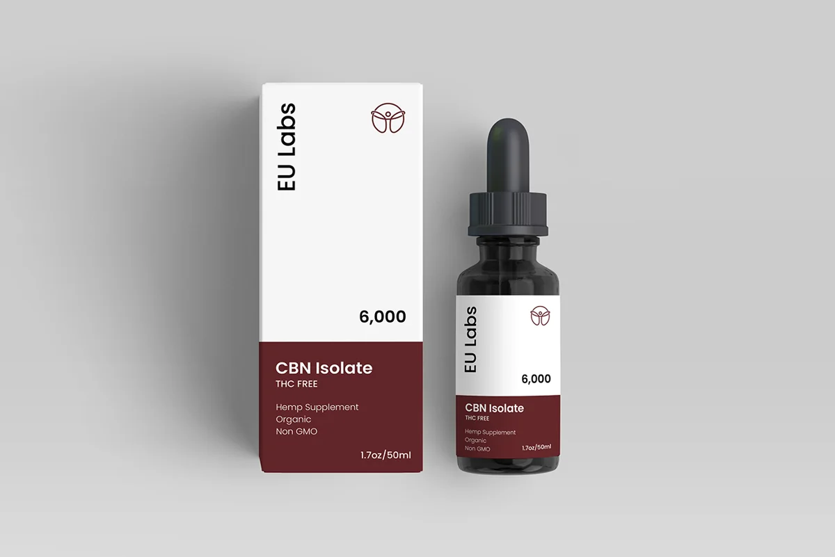 6000mg CBN oil (cannabinol) bottle and box — CBD Oil Newcastle