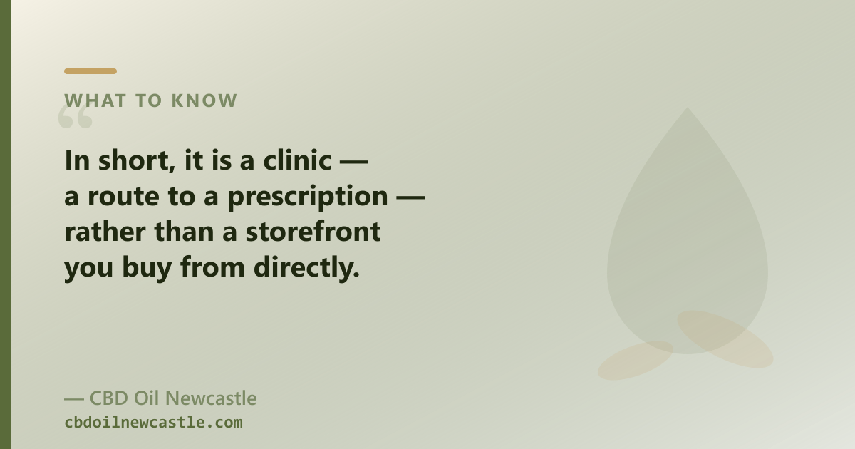 CA Clinics is a clinic for prescription medical cannabis; OTC CBD oil is a different product