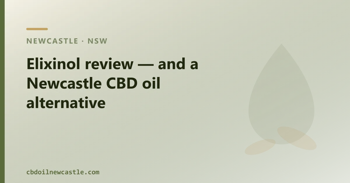 Elixinol review — an Australian CBD Oil Alternative