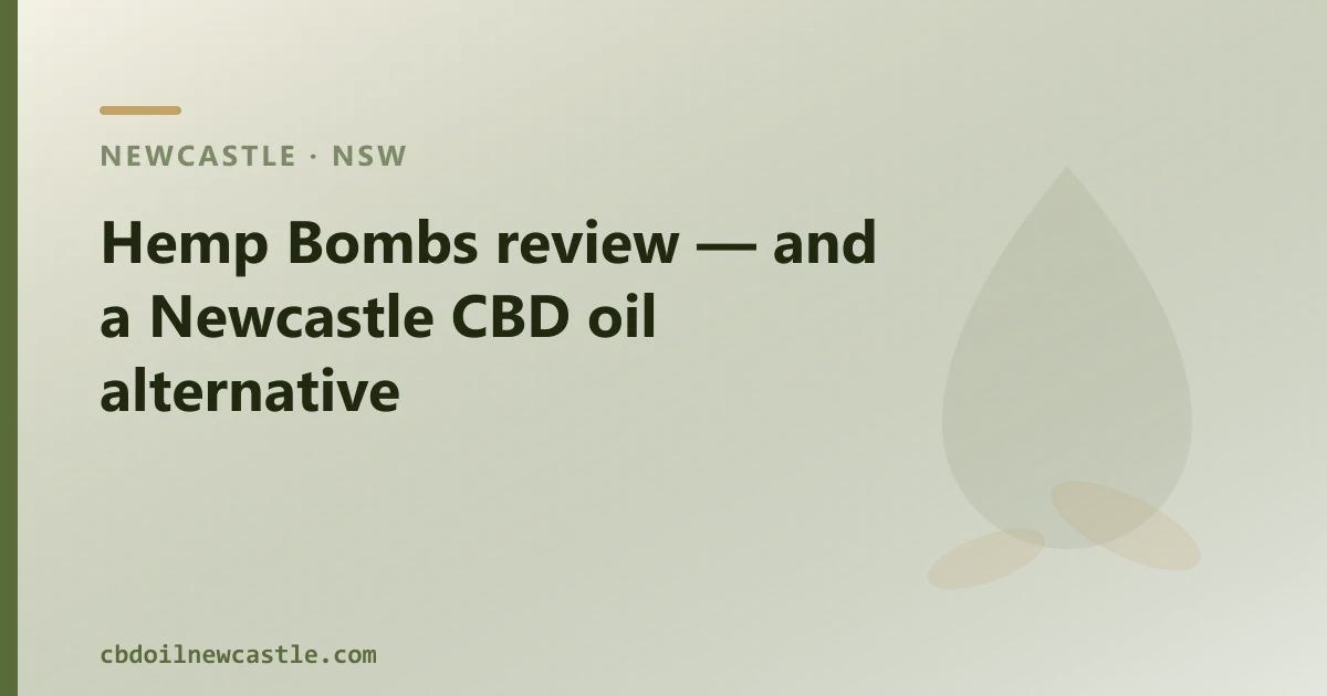Hemp Bombs review — an Australian CBD Oil Alternative