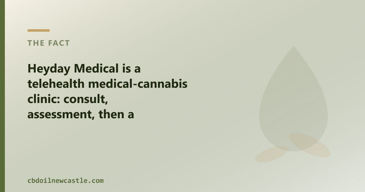 A prescription clinic and an OTC CBD oil shop are two different routes