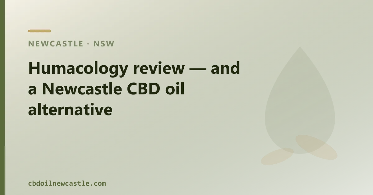 Humacology review — an Australian CBD Oil Alternative