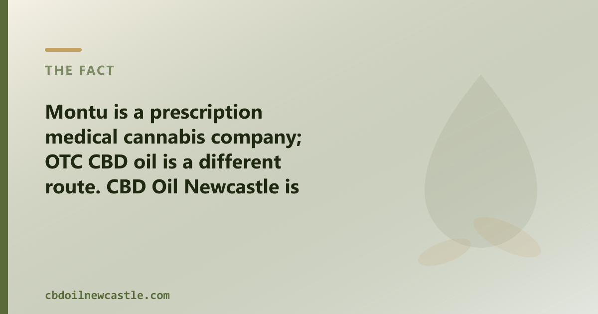 A prescription supplier and an OTC CBD oil shop are two different routes
