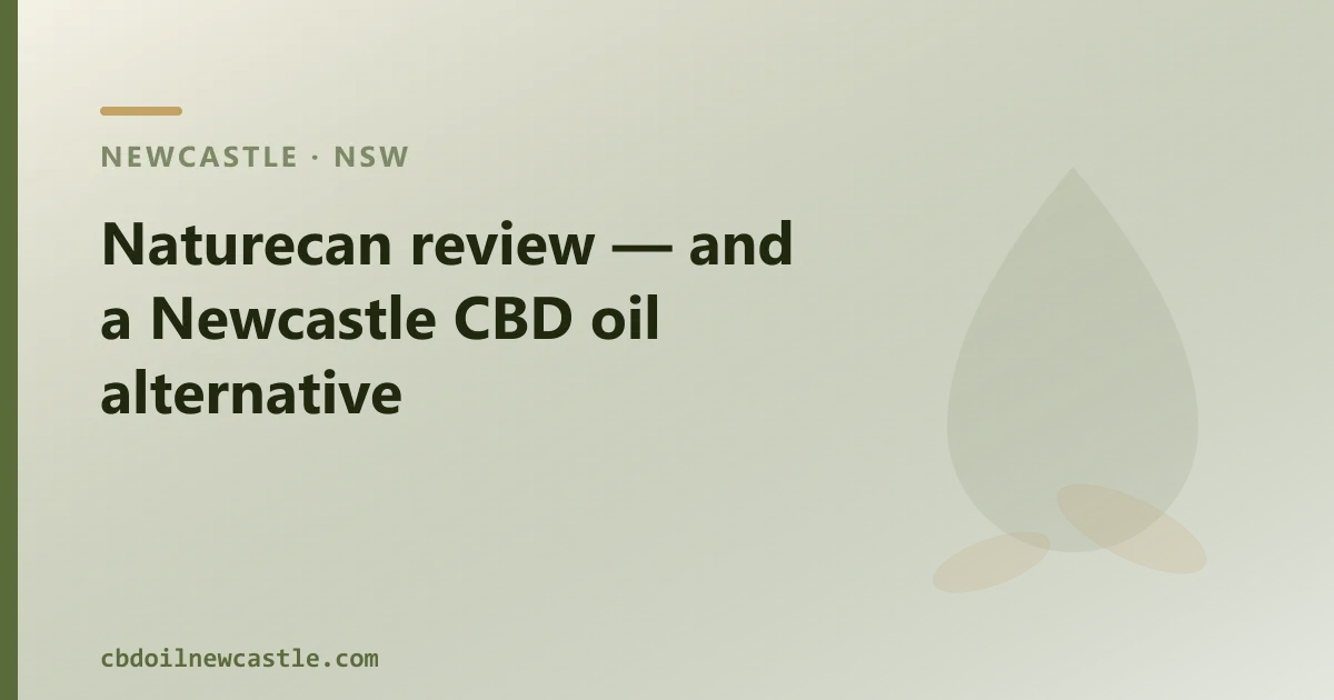 Naturecan review — an Australian CBD Oil Alternative